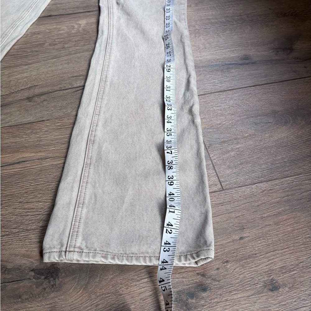GRLFRND Melanie High Rise Boot Cut Jeans Denim Montana Wash Size 24 Made in USA - Picture 12 of 16